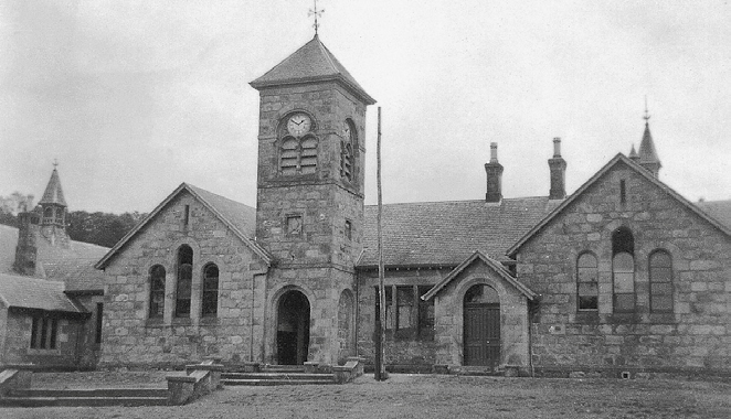 A photo of the clock tower.